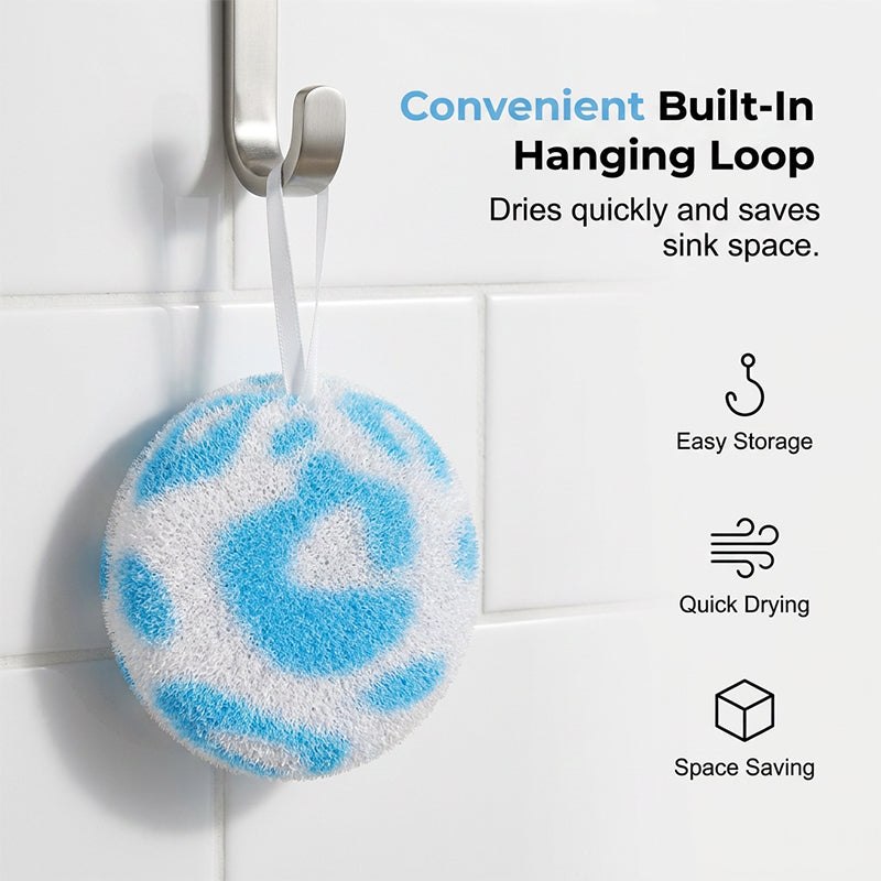 🧽 BUY 1 GET 1 FREE! 🔥 Spherical Kitchen Scrubber – Tough on grease, scratch-free & long-lasting – Perfect for pots, pans & everyday messes 🍳