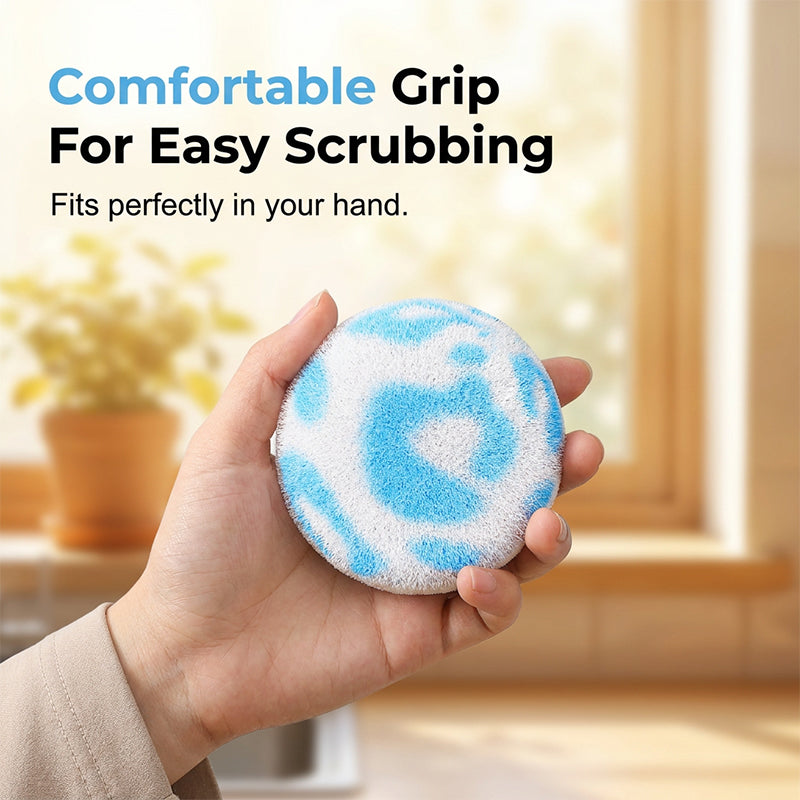 🧽 BUY 1 GET 1 FREE! 🔥 Spherical Kitchen Scrubber – Tough on grease, scratch-free & long-lasting – Perfect for pots, pans & everyday messes 🍳