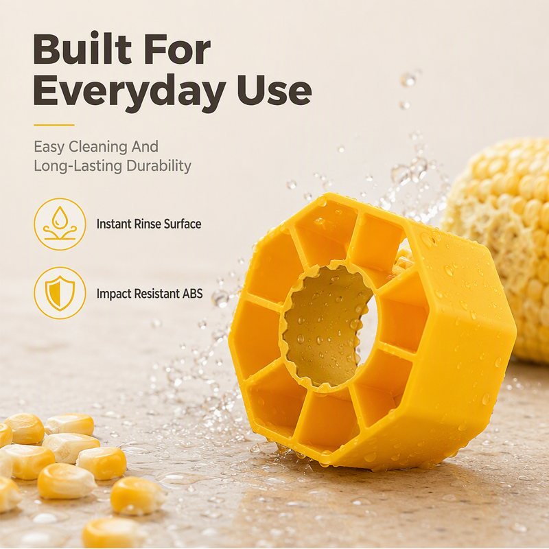 🥳HOT SALE🥳💞50K+ SOLD! Corn Stripper – From £5.99! Stainless blade, non-slip grip & mess-free. Strips corn in seconds – grab yours! ✅