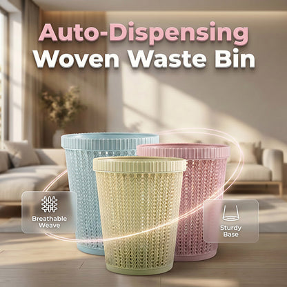 Automatic Bag-Dispensing Trash Can