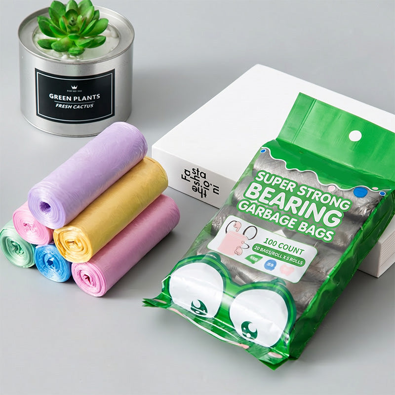 Automatic Bag-Dispensing Trash Can