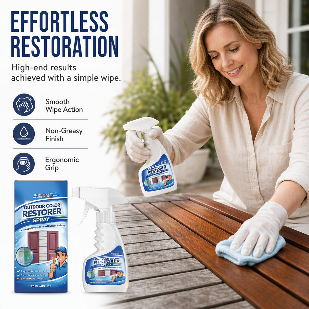 🥳2026 HOT SALE🥳💞50K+ SOLD! ☀️🛡️ 60% OFF! All-Season Wood Restorer – Penetrates deep to restore colour & creates protective shield against UV & moisture. Keep your garden furniture looking new! 🌳💪