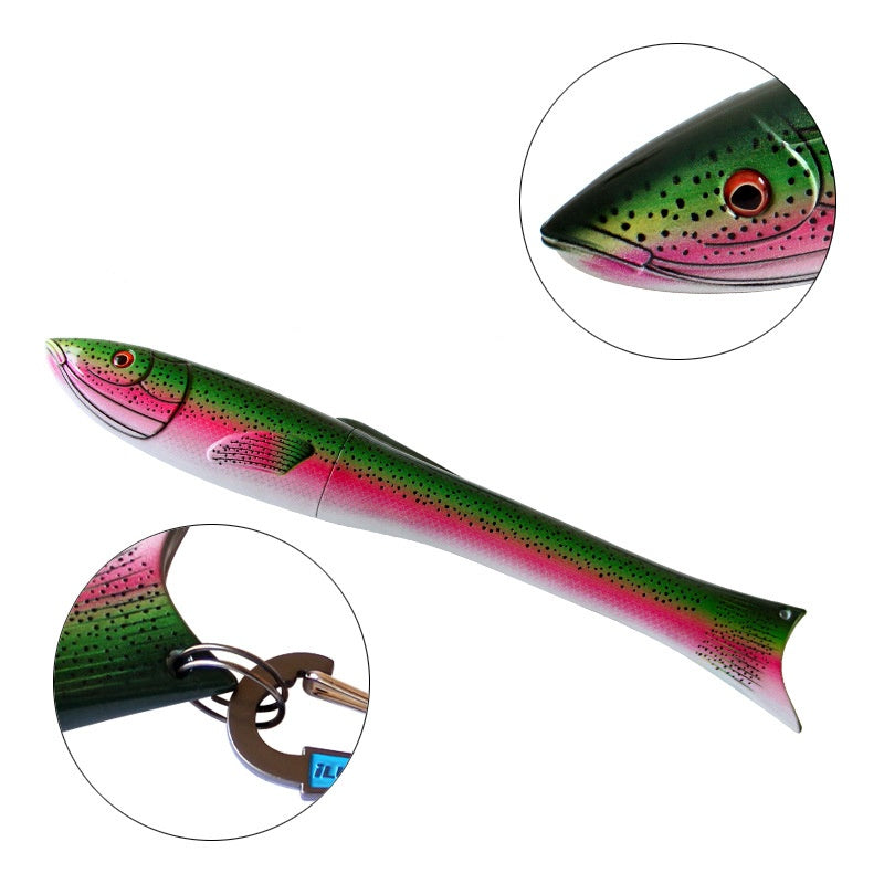 🥳HOT SALE🥳💞10K+ SOLD! Fish-Shaped Rod – From £12.99! Folds to 30cm, extends to 160cm & realistic design. Perfect gift – grab yours! ✅