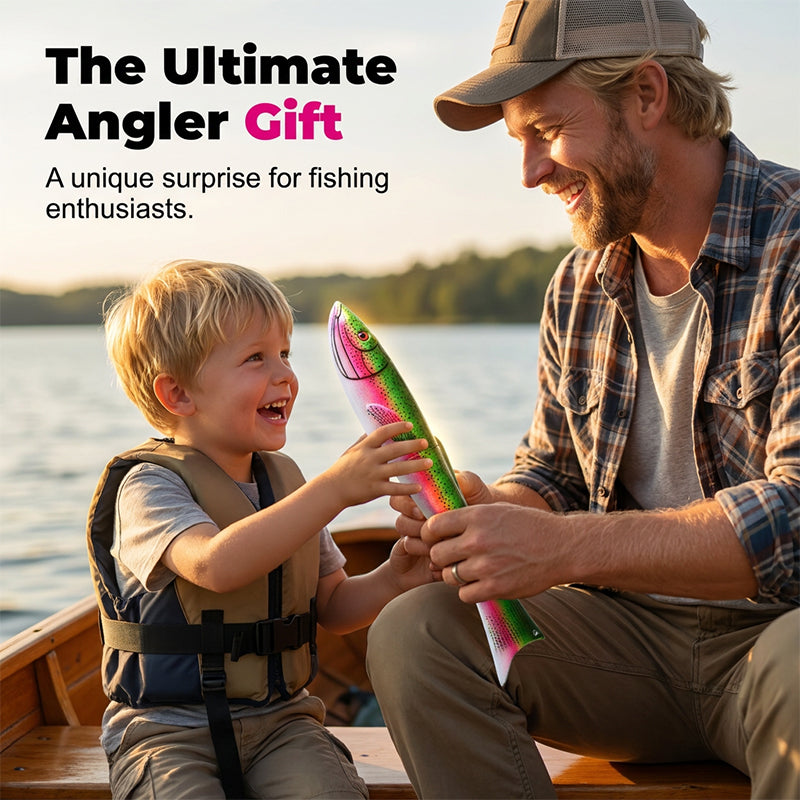 🥳HOT SALE🥳💞10K+ SOLD! Fish-Shaped Rod – From £12.99! Folds to 30cm, extends to 160cm & realistic design. Perfect gift – grab yours! ✅