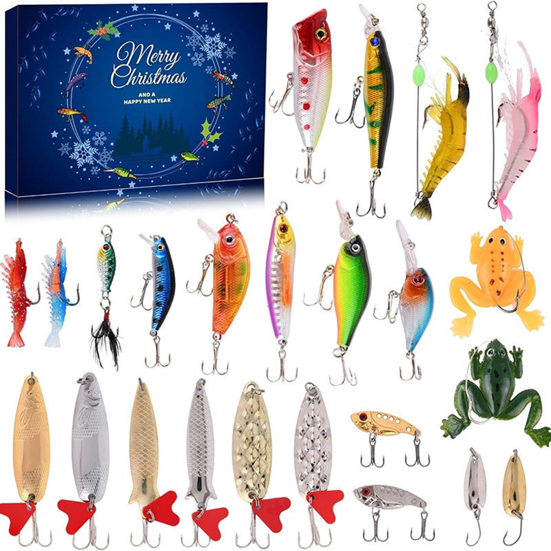 🥳HOT SALE🥳💞50K+ SOLD! Fishing Advent Calendar – From £10.99! 24 lures, lifelike action & festive countdown. Best angler gift – grab yours! ✅