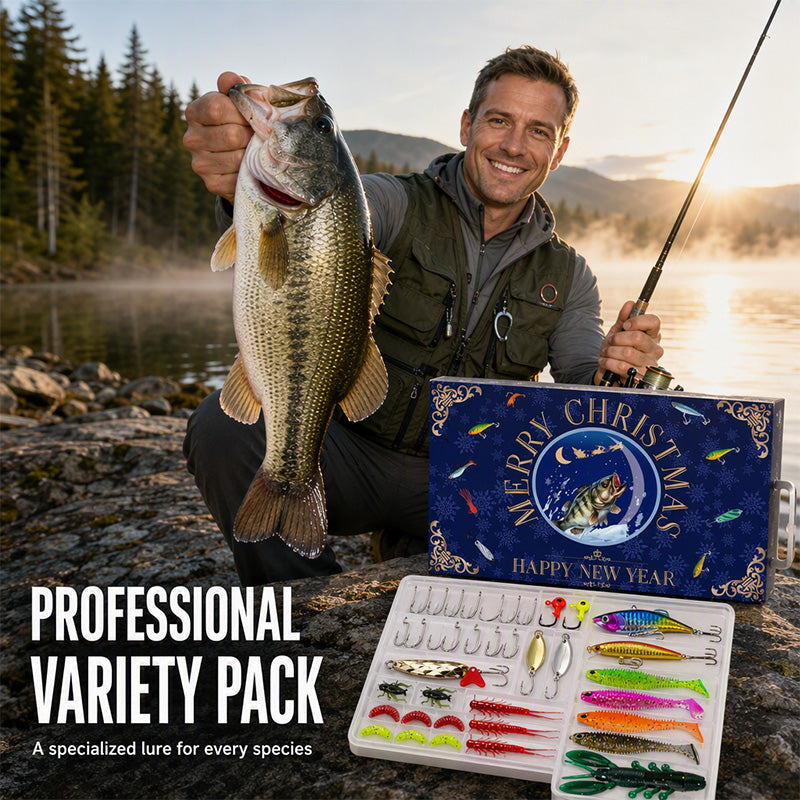 🥳HOT SALE🥳💞50K+ SOLD! Fishing Advent Calendar – From £10.99! 24 lures, lifelike action & festive countdown. Best angler gift – grab yours! ✅