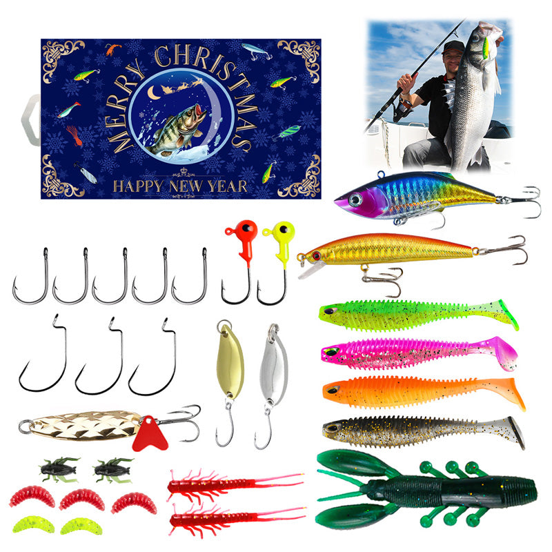 🥳HOT SALE🥳💞50K+ SOLD! Fishing Advent Calendar – From £10.99! 24 lures, lifelike action & festive countdown. Best angler gift – grab yours! ✅