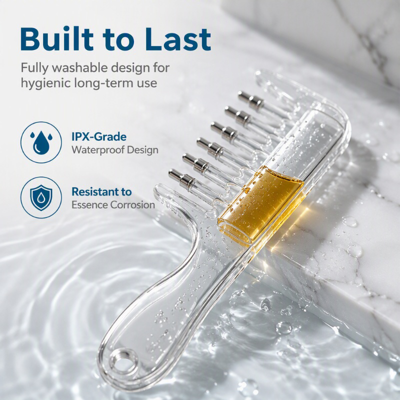 🥳HOT SALE🥳💞10K+ SOLD! Hair Oil Comb – From £6.99! Precision rollers, even dispensing & scalp massage. No waste, no mess – grab yours! ✅