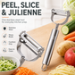🥳HOT SALE🥳💞50K+ SOLD! Peeler & Slicer – From £3.99! Dual-blade, rust-resistant & ergonomic. Peels & juliennes in seconds – grab yours! ✅