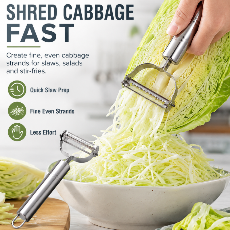 🥳HOT SALE🥳💞50K+ SOLD! Peeler & Slicer – From £3.99! Dual-blade, rust-resistant & ergonomic. Peels & juliennes in seconds – grab yours! ✅