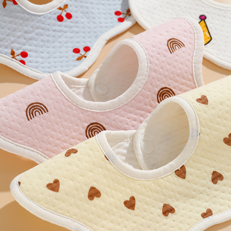 Newborn Baby Cotton Drooling Towel Bib