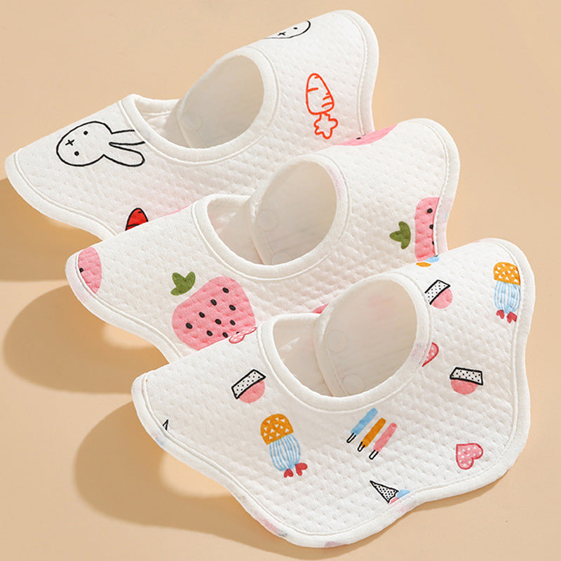 Newborn Baby Cotton Drooling Towel Bib