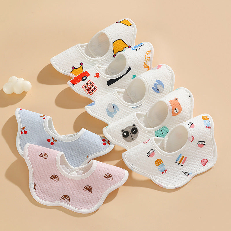 Newborn Baby Cotton Drooling Towel Bib