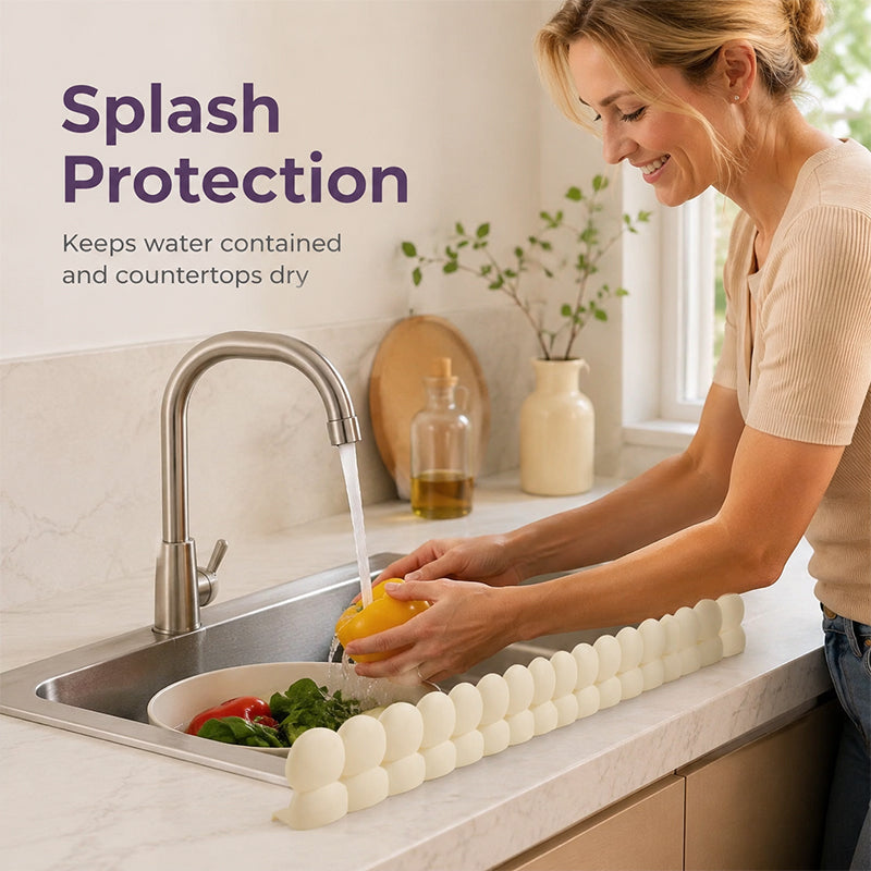 Silicone Kitchen Sink Water Splash Guard