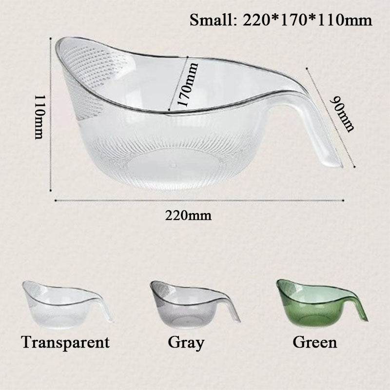 🥳HOT SALE🥳💞50K+ SOLD! Rice Washing Bowl – From £7.99! Dual-function, fine mesh & ergonomic handle. Washes & drains perfectly – grab yours! ✅