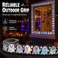 🔥50% OFF 🎃 Halloween Holographic Laser Ghost Border Sticker👻, 5M Waterproof Outdoor Window Halloween Party Decor ✨