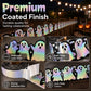 🔥50% OFF 🎃 Halloween Holographic Laser Ghost Border Sticker👻, 5M Waterproof Outdoor Window Halloween Party Decor ✨