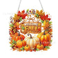 ⏳🔥LIMITED-TIME 50% OFF! ⏰🍂 Autumnal Pumpkin Wreath Diamond Painting Hanging Decor, Complete DIY Kit