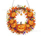 ⏳🔥LIMITED-TIME 50% OFF! ⏰🍂 Autumnal Pumpkin Wreath Diamond Painting Hanging Decor, Complete DIY Kit