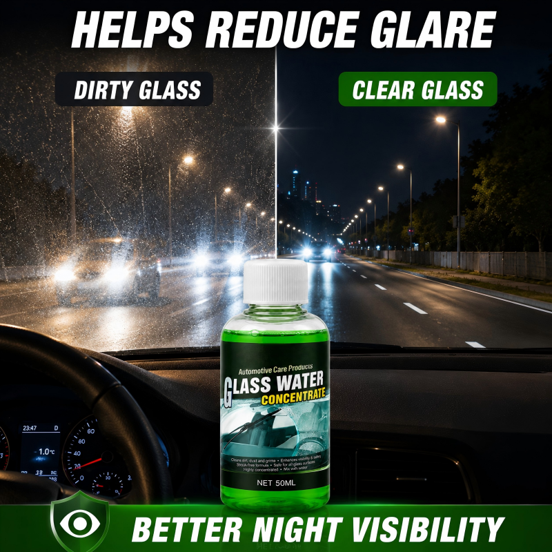 🥳2026 HOT SALE🥳💞50K+ SOLD! 💧✨ 50% OFF! Glass Concentrate – 10ml makes 1L, cuts bugs & grime, streak-free. 1 bottle = 50L. From £6.99 – lowest price online! 🚗💪