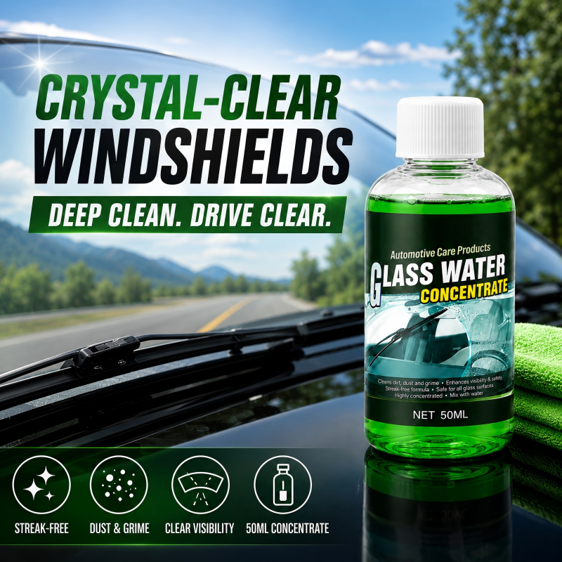 🥳2026 HOT SALE🥳💞50K+ SOLD! 💧✨ 50% OFF! Glass Concentrate – 10ml makes 1L, cuts bugs & grime, streak-free. 1 bottle = 50L. From £6.99 – lowest price online! 🚗💪