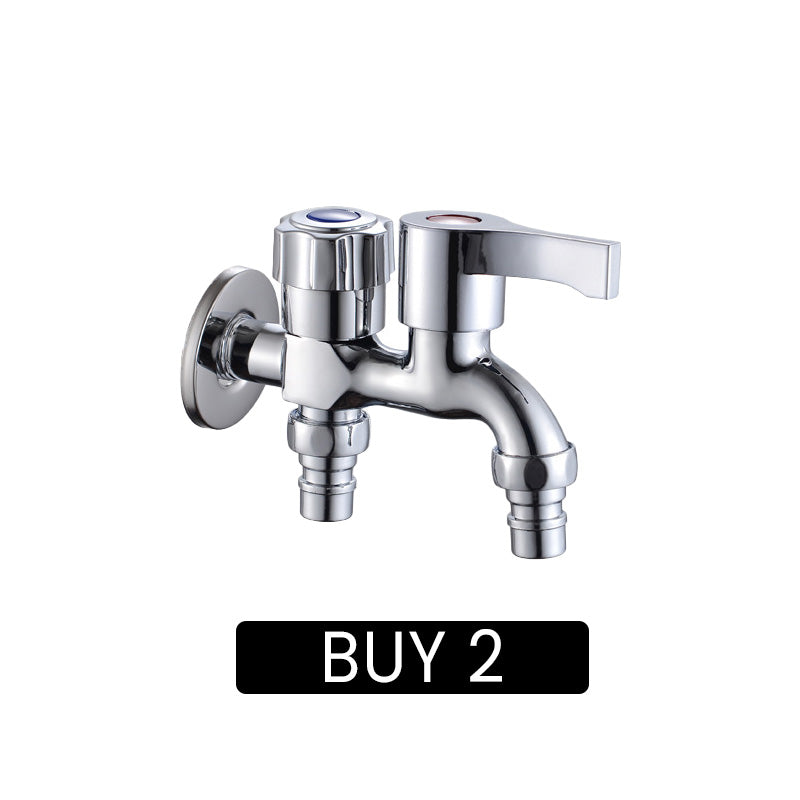 🥳HOT SALE🥳💞50K+ SOLD! Dual-Outlet Faucet – From £6.99! Independent dual control, brass & corrosion-resistant. One faucet, two uses – grab yours! ✅