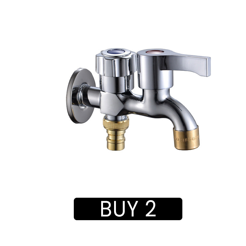 🥳HOT SALE🥳💞50K+ SOLD! Dual-Outlet Faucet – From £6.99! Independent dual control, brass & corrosion-resistant. One faucet, two uses – grab yours! ✅
