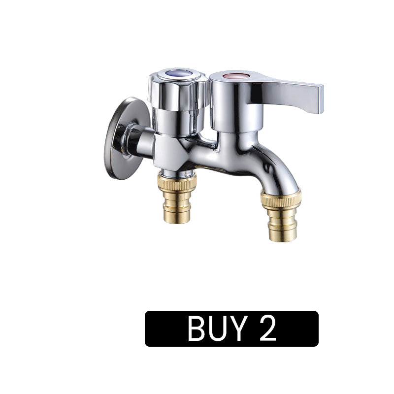 🥳HOT SALE🥳💞50K+ SOLD! Dual-Outlet Faucet – From £6.99! Independent dual control, brass & corrosion-resistant. One faucet, two uses – grab yours! ✅