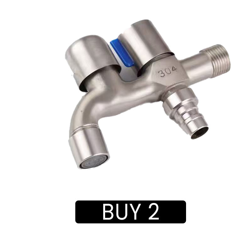 🥳HOT SALE🥳💞50K+ SOLD! Dual-Outlet Faucet – From £6.99! Independent dual control, brass & corrosion-resistant. One faucet, two uses – grab yours! ✅