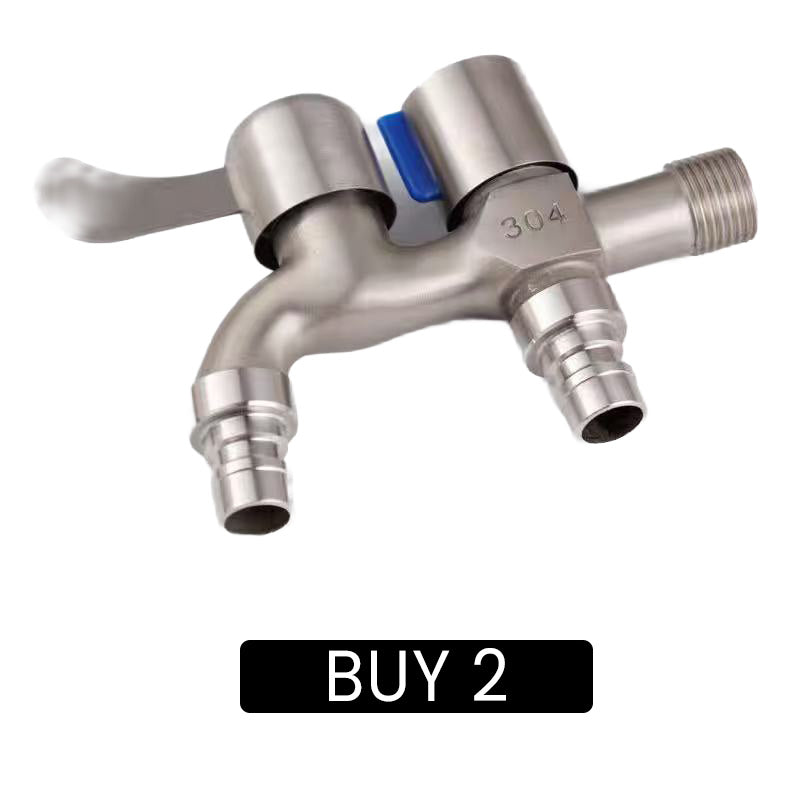 🥳HOT SALE🥳💞50K+ SOLD! Dual-Outlet Faucet – From £6.99! Independent dual control, brass & corrosion-resistant. One faucet, two uses – grab yours! ✅