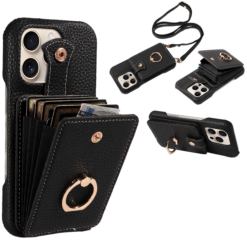 📱✨50% OFF! 👜🔒 Crossbody Wallet Phone Case – RFID Blocking, Accordion Card Slot, Detachable Strap & Litchi Pattern PU Leather. Over 19,362 Stylish & Secure Carries!✨