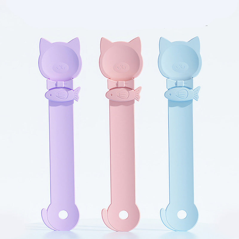 🥳HOT SALE🥳💞50K+ SOLD! Cat Feeder Spoon – From £4.99! BPA-free, one-hand squeeze & wide spoon. Clean feeding – grab yours! ✅