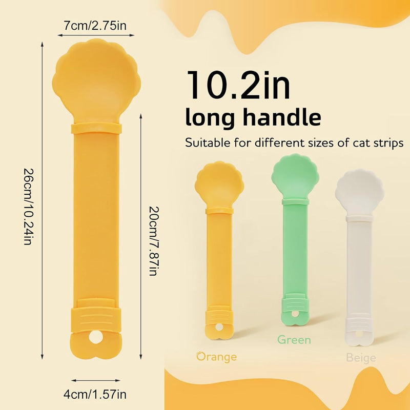 🥳HOT SALE🥳💞50K+ SOLD! Cat Feeder Spoon – From £4.99! BPA-free, one-hand squeeze & wide spoon. Clean feeding – grab yours! ✅