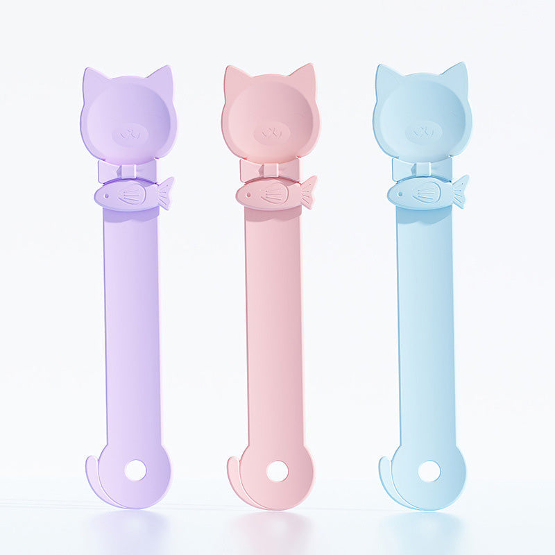 🥳HOT SALE🥳💞50K+ SOLD! Cat Feeder Spoon – From £4.99! BPA-free, one-hand squeeze & wide spoon. Clean feeding – grab yours! ✅