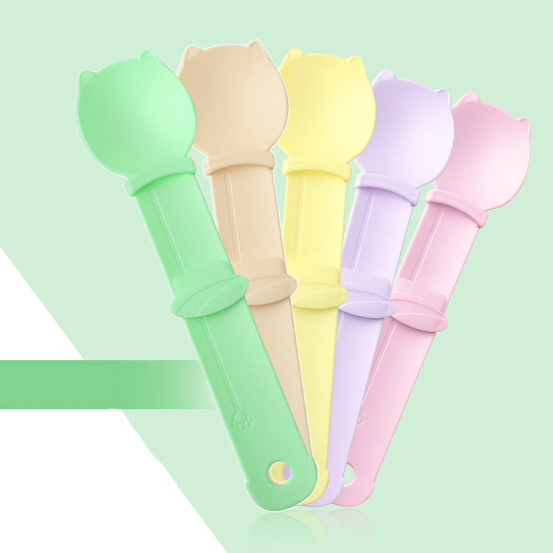 🥳HOT SALE🥳💞50K+ SOLD! Cat Feeder Spoon – From £4.99! BPA-free, one-hand squeeze & wide spoon. Clean feeding – grab yours! ✅