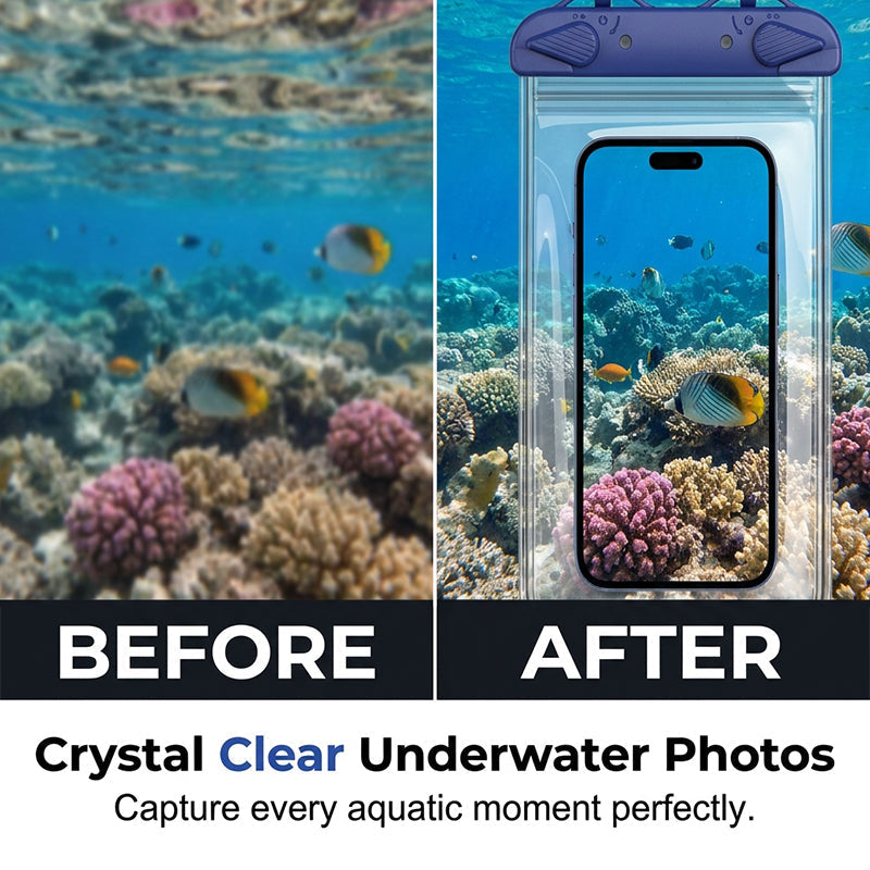 IPX8 Waterproof Phone Case with Sensitive Touchscreen