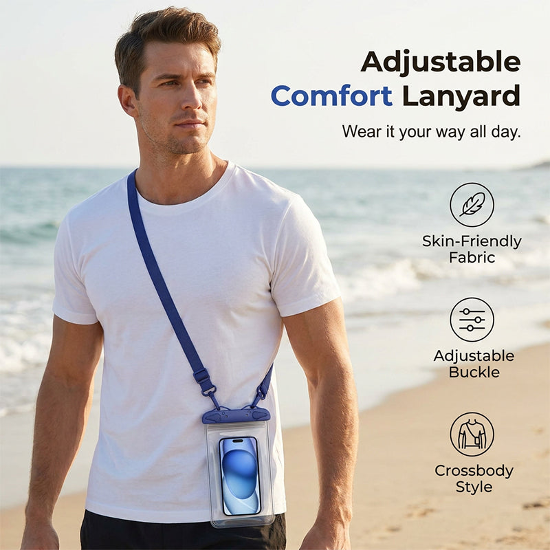 IPX8 Waterproof Phone Case with Sensitive Touchscreen