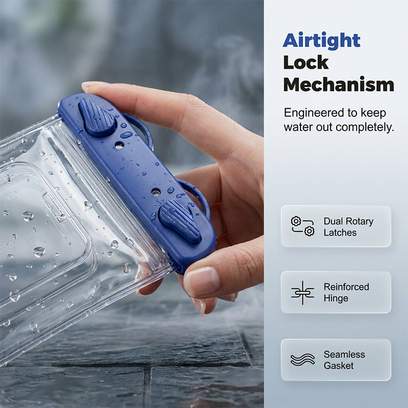 IPX8 Waterproof Phone Case with Sensitive Touchscreen