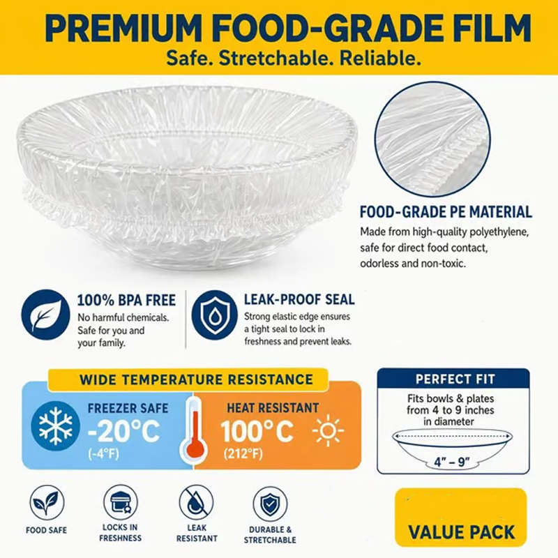 🥳HOT SALE🥳💞15K+ SOLD! Food Covers – From £8.99! Stretch 14–40cm, airtight & BPA-free. Fresh food, no spills – grab yours! ✅
