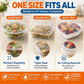 🥳HOT SALE🥳💞15K+ SOLD! Food Covers – From £8.99! Stretch 14–40cm, airtight & BPA-free. Fresh food, no spills – grab yours! ✅