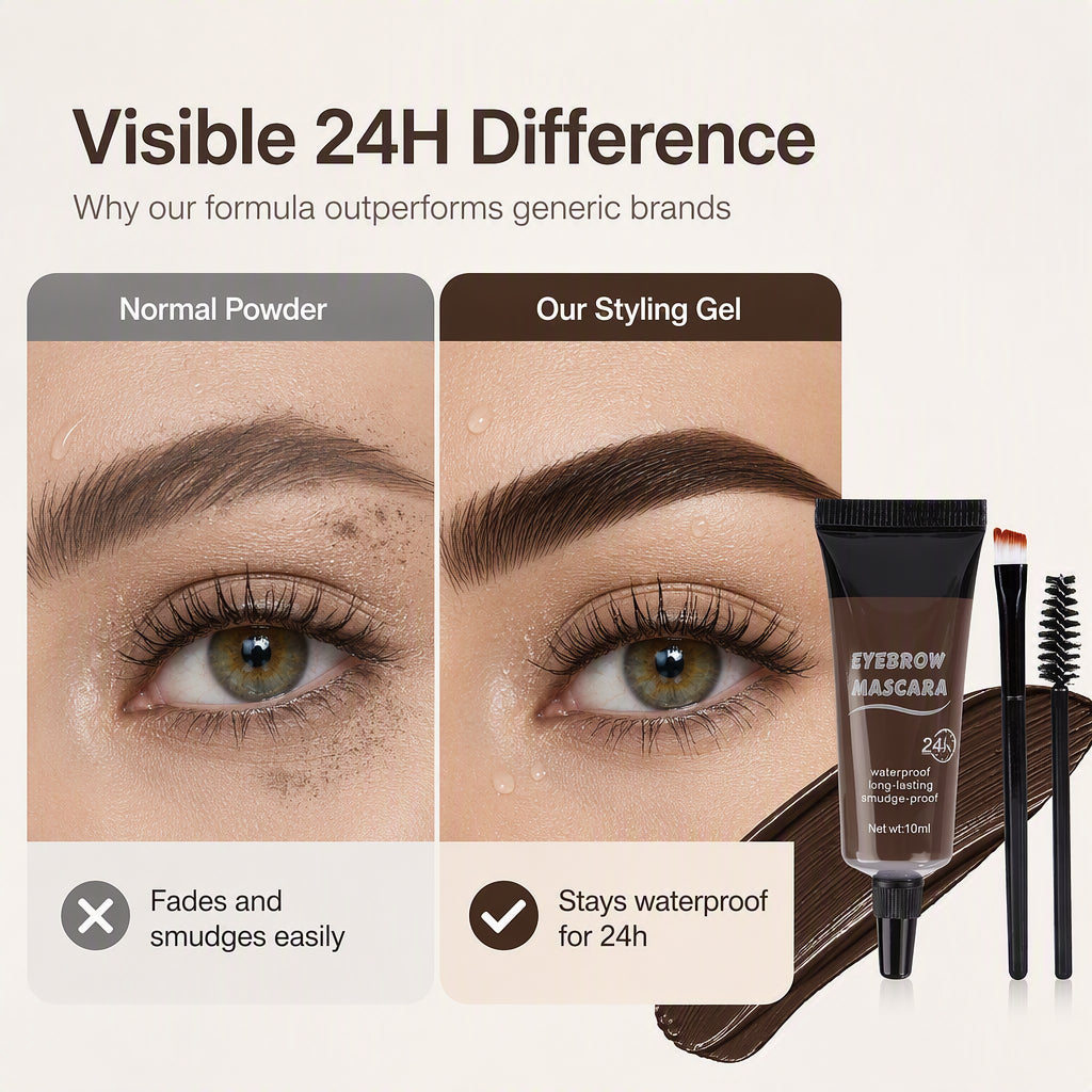 💄 Brow gel. 24h waterproof. Smudge-proof. Natural finish. Great value! ✨