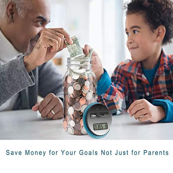 💰 Digital Money Box with Auto Coin Counting – Tracks savings & sets targets – Smart & fun way to watch your savings grow ✨