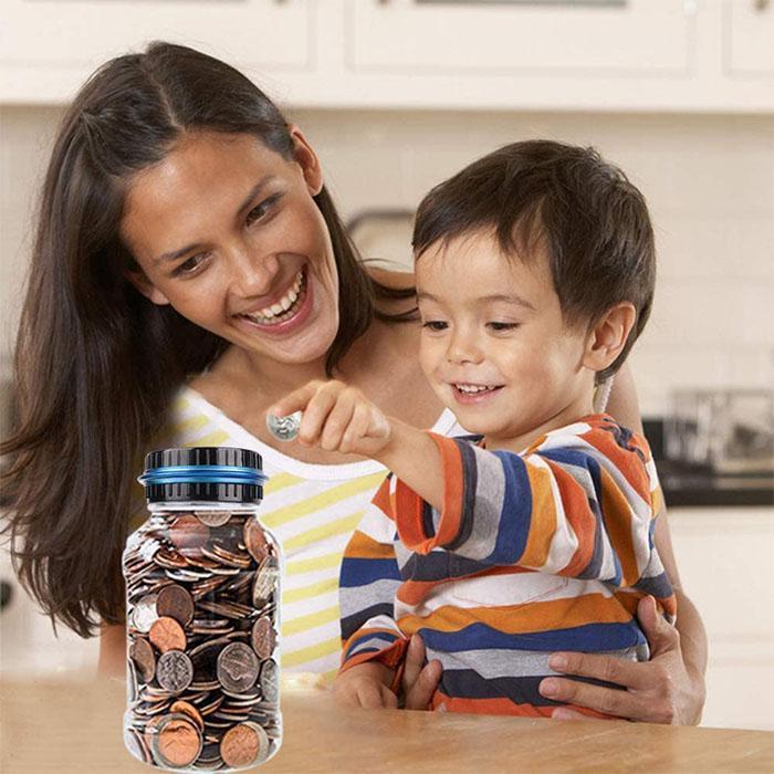 💰 Digital Money Box with Auto Coin Counting – Tracks savings & sets targets – Smart & fun way to watch your savings grow ✨