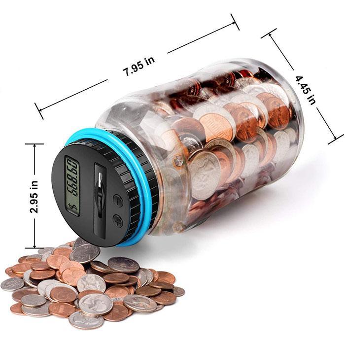 💰 Digital Money Box with Auto Coin Counting – Tracks savings & sets targets – Smart & fun way to watch your savings grow ✨