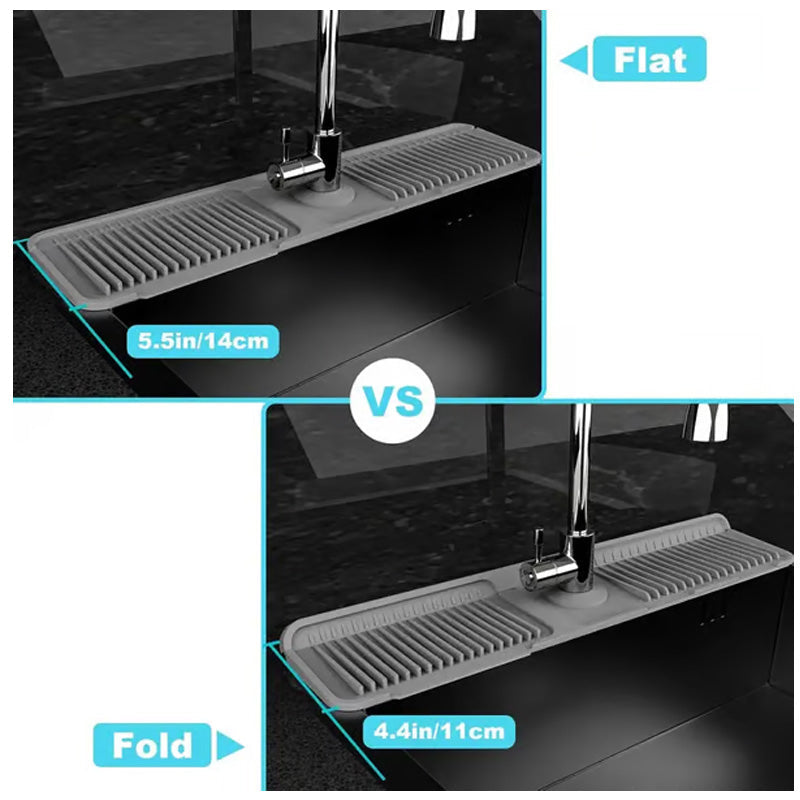 🥳HOT SALE🥳💞50K+ SOLD! Faucet Mat – From £6.99! Sloped drain, non-slip & food-grade. Dry, clean sink – grab yours! ✅