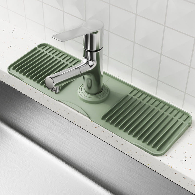 🥳HOT SALE🥳💞50K+ SOLD! Faucet Mat – From £6.99! Sloped drain, non-slip & food-grade. Dry, clean sink – grab yours! ✅