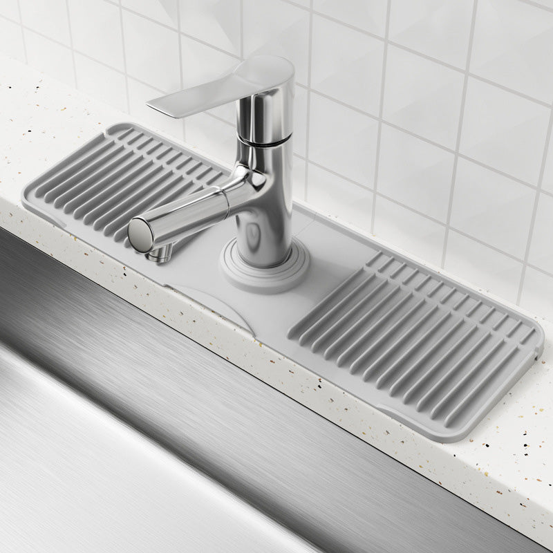 🥳HOT SALE🥳💞50K+ SOLD! Faucet Mat – From £6.99! Sloped drain, non-slip & food-grade. Dry, clean sink – grab yours! ✅