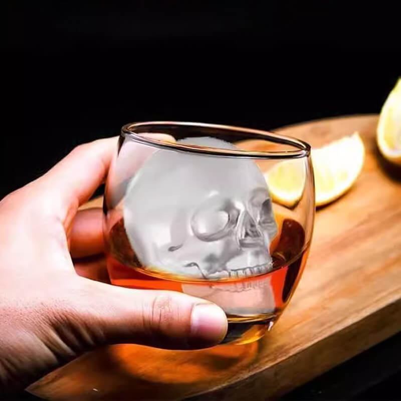 🥳HOT SALE🥳💞50K+ SOLD! Skull Ice Mold – From £5.99! Food-grade silicone, slow-melting & multi-use. Fun drinks – grab yours! ✅