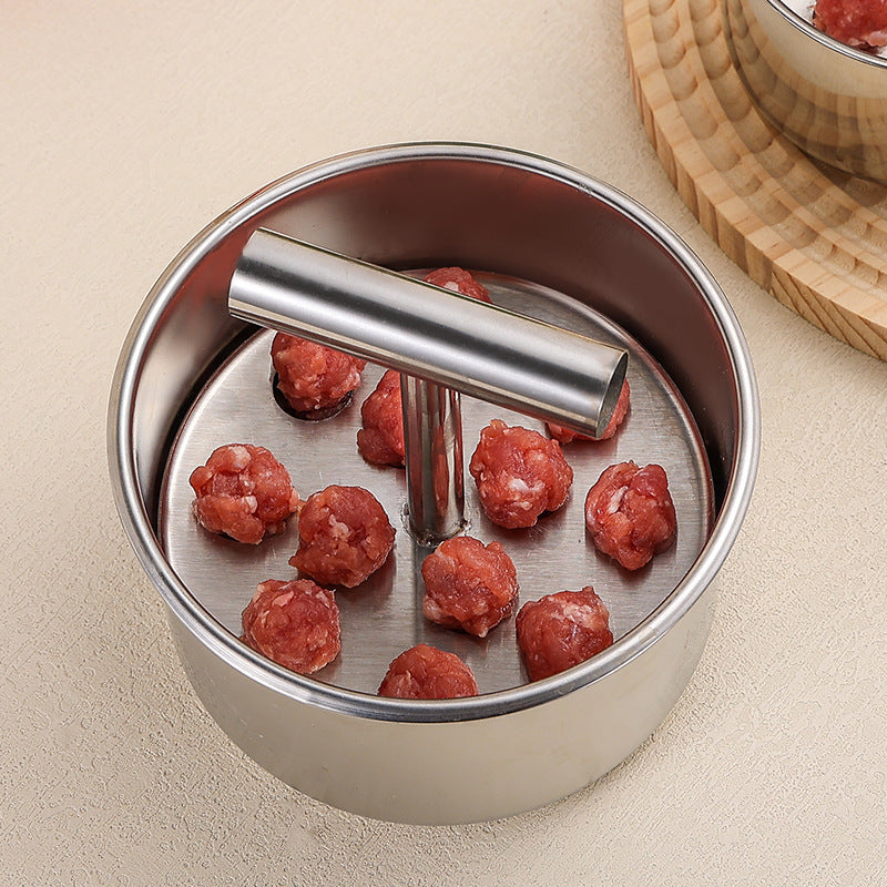 🥳HOT SALE🥳💞10K+ SOLD! Meatball Mould – From £7.98! 304 steel, 6/12 holes & ergonomic. Perfect balls every time – grab yours! ✅