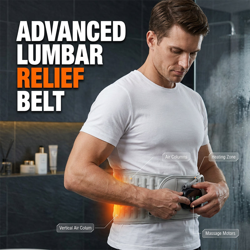 🥳HOT SALE🥳💞10K+ SOLD! Lumbar Belt – From £59.99! Inflatable traction, deep heat & massage. Back pain relief – grab yours! ✅